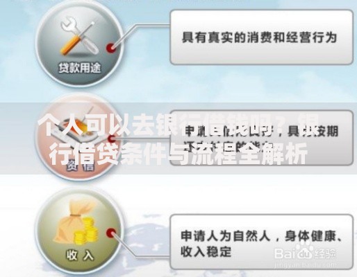 个人可以去银行借钱吗？银行借贷条件与流程全解析