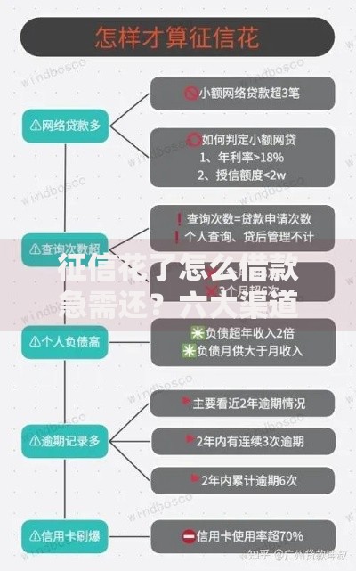 征信花了怎么借款急需还？六大渠道深度解析