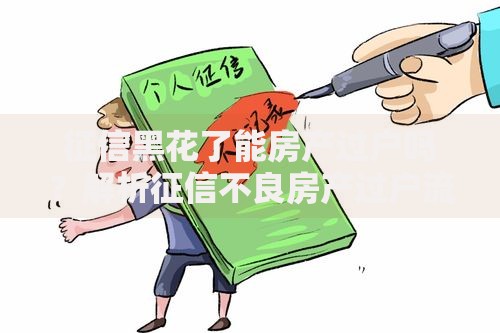 征信黑花了能房产过户吗？解析征信不良房产过户流程