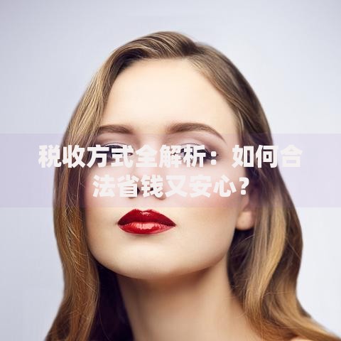 税收方式全解析：如何合法省钱又安心？