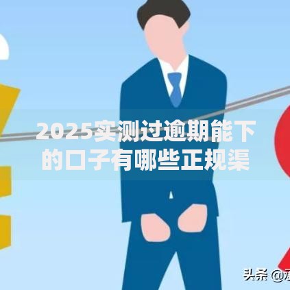 2025实测过逾期能下的口子有哪些正规渠道