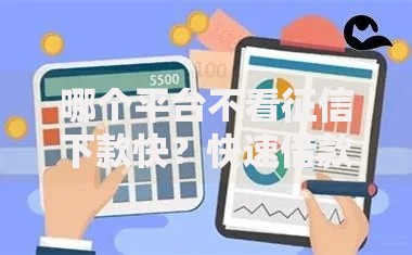 哪个平台不看征信下款快？快速借款渠道解析