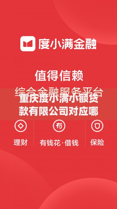 重庆度小满小额贷款有限公司对应哪个app？官方解答