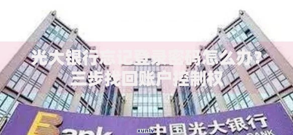 光大银行忘记登录密码怎么办？三步找回账户控制权