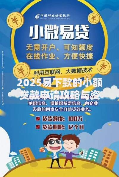2025易下款的小额贷款申请攻略与资质解析 2025易下款的小额贷款申请攻略与资质解析