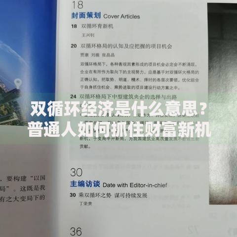 双循环经济是什么意思？普通人如何抓住财富新机遇