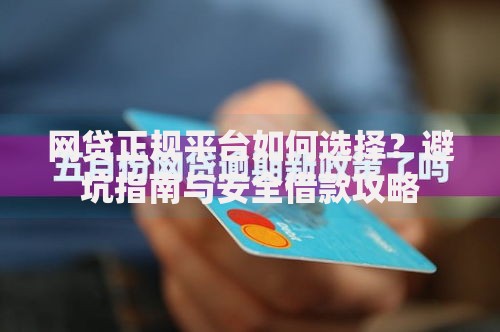 网贷正规平台如何选择？避坑指南与安全借款攻略