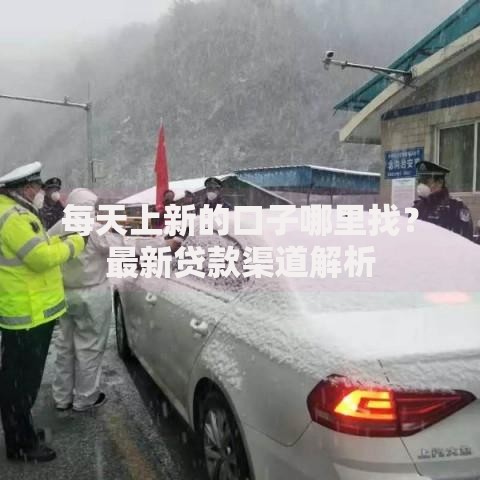 每天上新的口子哪里找？最新贷款渠道解析