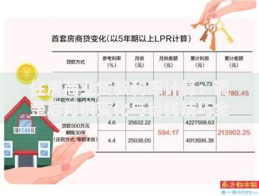住房商业贷款利率计算：调整后月供变化与省钱技巧全解析