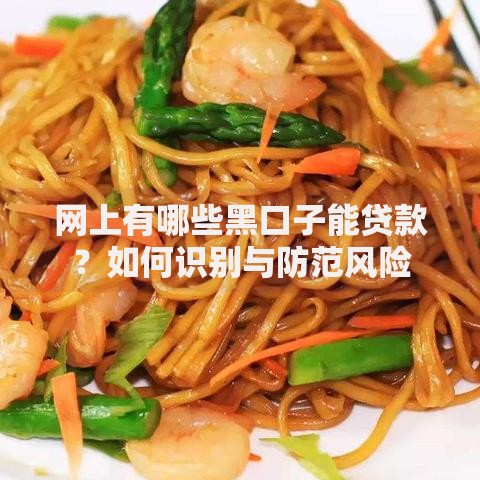 网上有哪些黑口子能贷款?如何识别与防范风险 网上有哪些黑口子能贷款?如何识别与防范风险