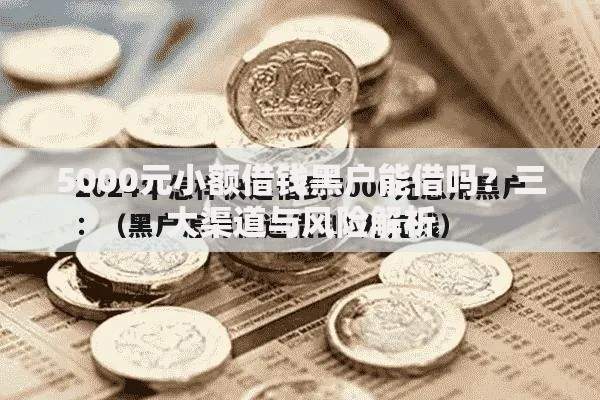 5000元小额借钱黑户能借吗？三大渠道与风险解析