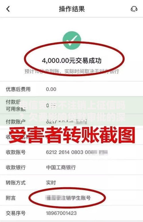电信宽带不注销上征信吗？欠费影响贷款审批的深度解析