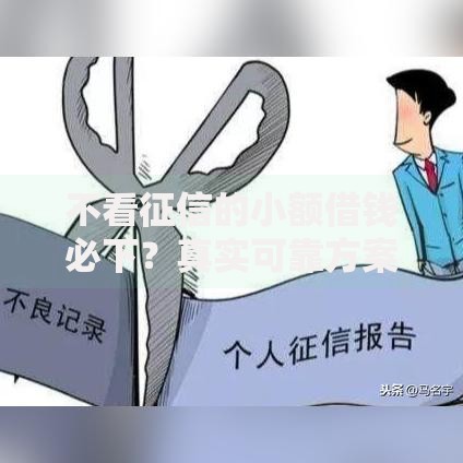 不看征信的小额借钱必下？真实可靠方案解析