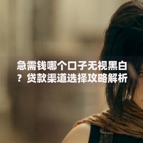 急需钱哪个口子无视黑白？贷款渠道选择攻略解析