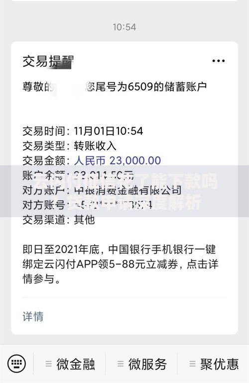 云闪付征信花了能下款吗？贷款申请深度解析