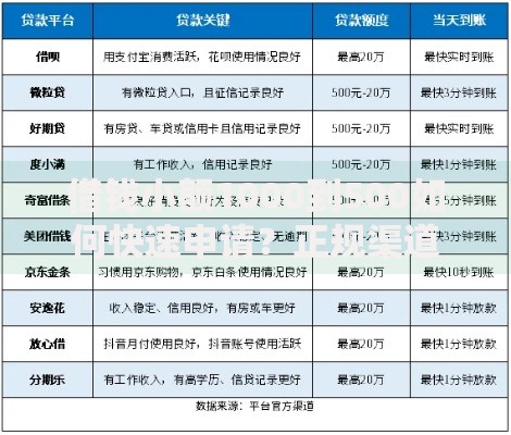 借钱小额1000到500如何快速申请？正规渠道流程详解