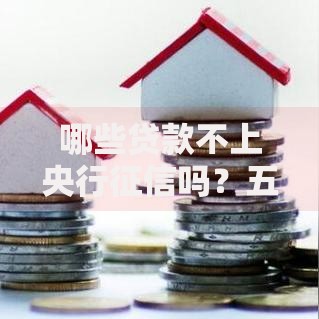 哪些贷款不上央行征信吗？五类常见产品解析
