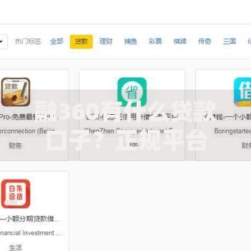 融360有什么贷款口子？正规平台贷款产品深度解析