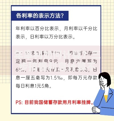 年率利如何计算？三步搞懂利息计算不踩坑