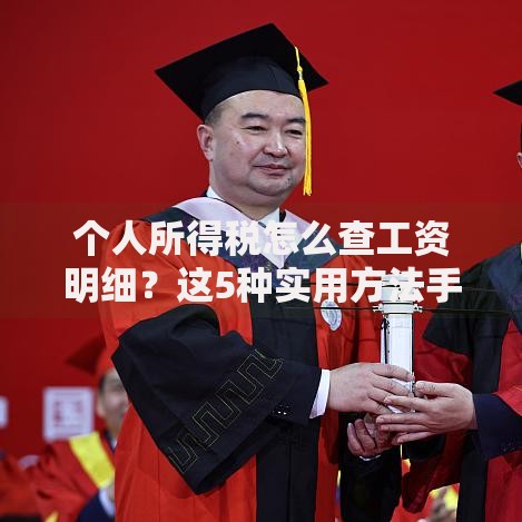 个人所得税怎么查工资明细？这5种实用方法手把手教你操作