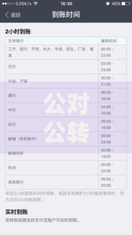 公对公转账多久到账？到账时间与操作细节全解析