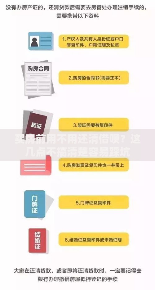 买房前用不用还清借呗？这几点不搞清楚容易踩坑