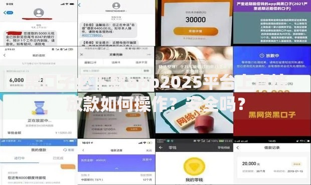 黑口子必下款app2025平台上直接放款如何操作？安全吗？