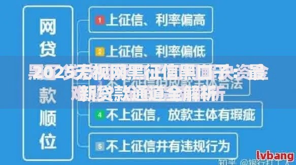 2025无视网黑征信黑口子：最新贷款通道全解析