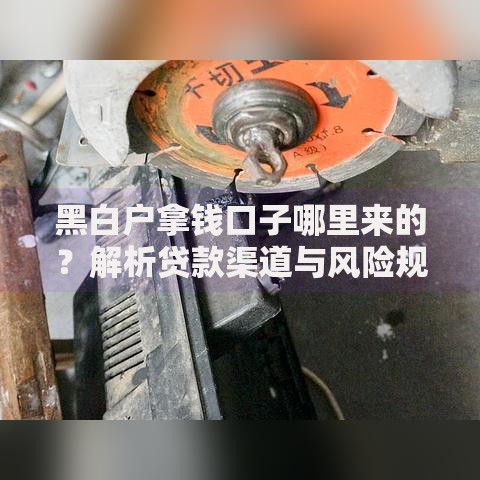 黑白户拿钱口子哪里来的？解析贷款渠道与风险规避