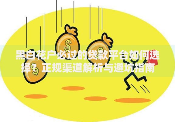 黑白花户必过的贷款平台如何选择？正规渠道解析与避坑指南
