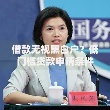 借款无视黑白户？低门槛贷款申请条件全解析