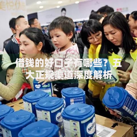 借钱的好口子有哪些？五大正规渠道深度解析