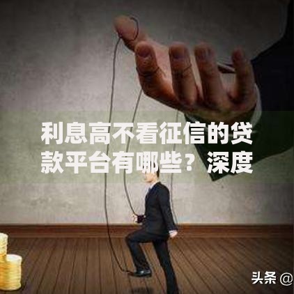利息高不看征信的贷款平台有哪些？深度解析与风险预警