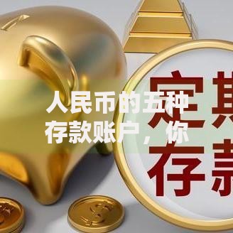 人民币的五种存款账户，你知道吗？哪种最适合你？