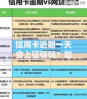 信用卡逾期一天会上征信吗？如何补救及注意事项