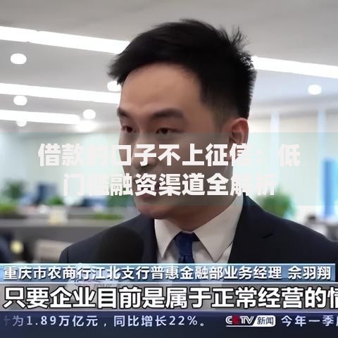 借款的口子不上征信：低门槛融资渠道全解析