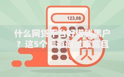 什么网贷平台好借钱黑户？这5个渠道通过率高且门槛低