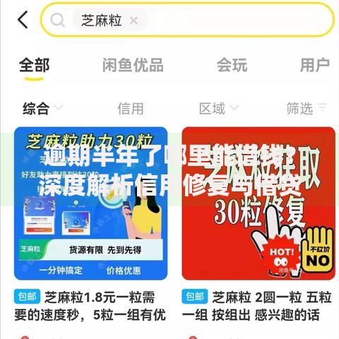 逾期半年了哪里能借钱？深度解析信用修复与借贷渠道