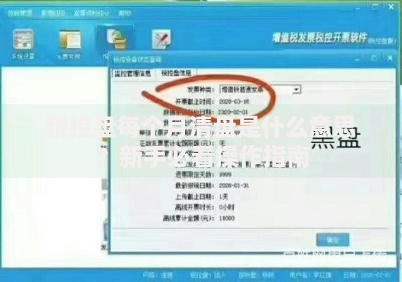税控盘每个月清盘是什么意思？新手必看操作指南