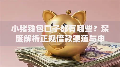 小猪钱包口子都有哪些？深度解析正规借款渠道与申请攻略