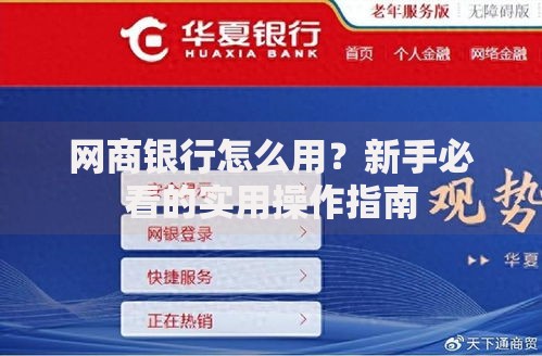 网商银行怎么用?新手必看的实用操作指南 网商银行怎么用?新手必看的实用操作指南