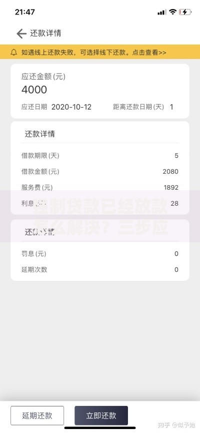 强制贷款已经放款怎么解决？三步应对方案解析