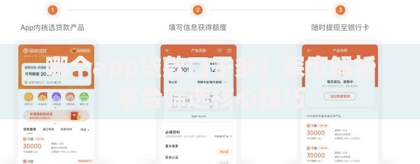 哪个app贷款口子多？深度解析平台筛选核心技巧