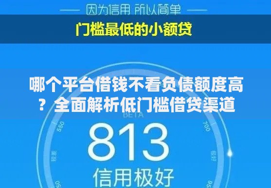 哪个平台借钱不看负债额度高？全面解析低门槛借贷渠道