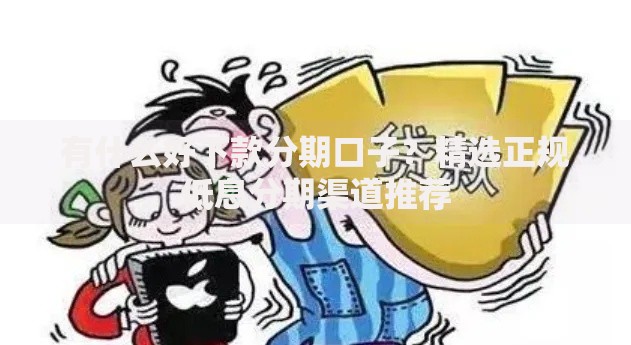 有什么好下款分期口子？精选正规低息分期渠道推荐