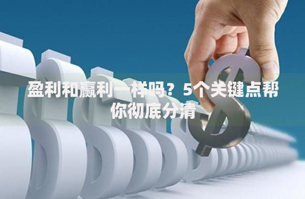 盈利和赢利一样吗？5个关键点帮你彻底分清