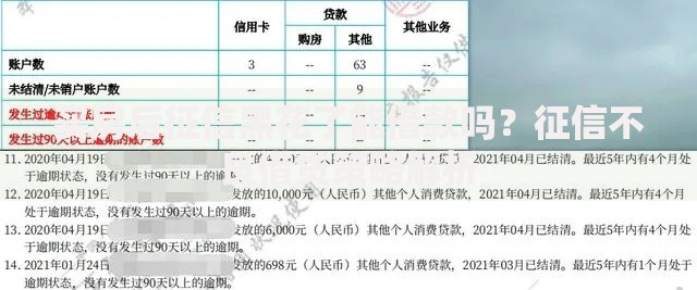 买房后征信黑花了能借款吗？征信不良借贷策略解析