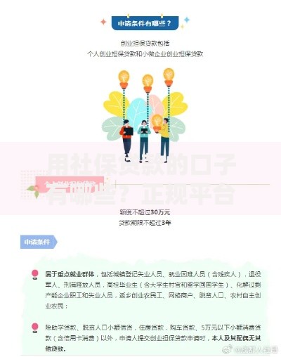 用社保贷款的口子有哪些？正规平台盘点与申请攻略