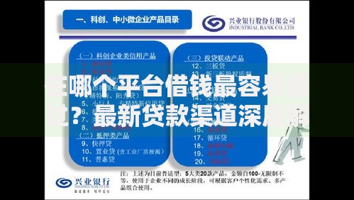 在哪个平台借钱最容易通过？最新贷款渠道深度解析