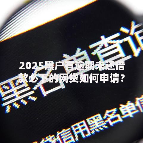 2025黑户有逾期未还借款必下的网贷如何申请？